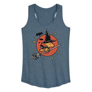 Women's - Peanuts - Woodstock Witch Graphic Racerback Tank - 1 of 4
