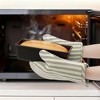 REGALWOVEN Soft Oven Mitts, Heat-Resistant Cooking Gloves, Thick Cotton Lining, Flexible Gripping for Baking, Kitchen Mitts 2Pcs - 4 of 4