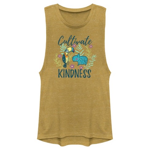 Juniors Womens Encanto Cultivate Kindness Festival Muscle Tee - image 1 of 4