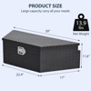 39 Inch Aluminum Utility Trailer Tongue Tool Box Wide Utility Trailer Tongue Tool Box RV Storage - 2 of 4