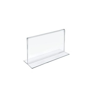 Azar Sign Holders 8.5" x 5.5" Clear Acrylic 10/Pack (152734) - 1 of 4