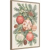 Amanti Art Christmas Ornaments I by Melloi Art Prints Canvas Wall Art Print Framed 23-in. W x 33-in. H. - 2 of 4