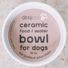 Dexypaws: Ceramic Dog Bowl: White - 50oz - Stylish & Functional Pet Feeding Dish - 3 of 4