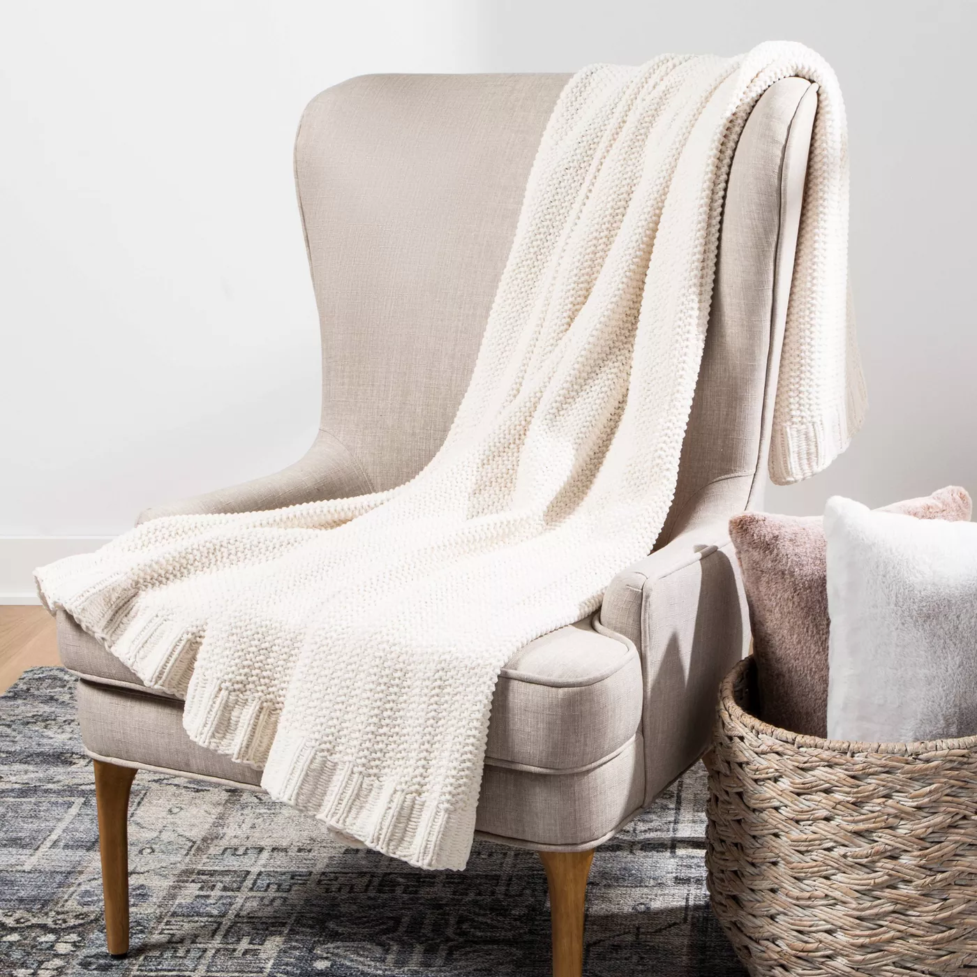 50"x60" Chenille Knit Throw Blanket - Threshold™ - image 2 of 5