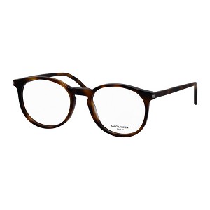 Saint Laurent SL 106 002 Unisex Round Eyeglasses Havana 50mm - 1 of 3