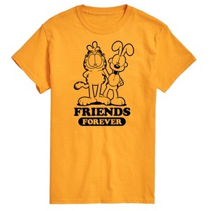 Men's - Garfield - Friends Forever Garfield and Odie Short Sleeve Graphic T-Shirt - 1 of 4