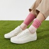 Anna-Kaci Women's Ribbed Crew Socks 3-Pack Soft Cotton Knit Breathable Casual Everyday Fit - 3 of 4