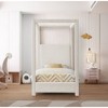 Meridian Furniture,Emerson Linen Textured Fabric Bed - 3 of 4