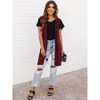 Nlife Womens Long Sweater Vests Sleeveless Open Front Cardigan Tunic Vest Long Cardigan Tops Coat for Fall Winter - 4 of 4