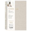 Marie Kondo for Blue Sky 2025 Weekly/Monthly Planner 8.27"x5.71" Wirebound Natural Fabric - 3 of 4