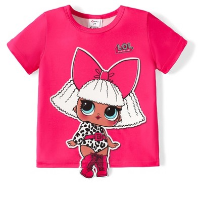 PATPAT L.O.L. Surprise! Toddler/Kid Girl Character Print Short-sleeve Tee Graphic Tee T-shirt 3-9 Years