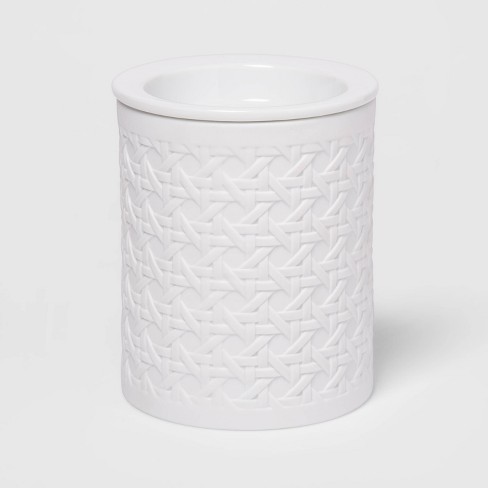5.2 X 5.2 Stoneware Iridescent Wax Warmer White - Opalhouse™ : Target