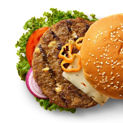 Queso Habanero Beef Patties - Frozen - 32oz/6ct - Good & Gather™
