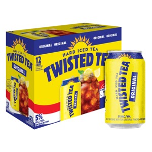Twisted Tea Original Hard Iced Tea - 12pk/12 fl oz Cans - 1 of 4