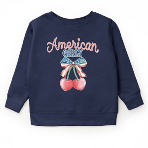 The Juniper Shop American Girly Cherries Coquette Youth Sweatshirt - 1 of 4