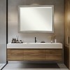 Amanti Art Grand Narrow Beveled Framed Bathroom Vanity Wall Mirror - 4 of 4