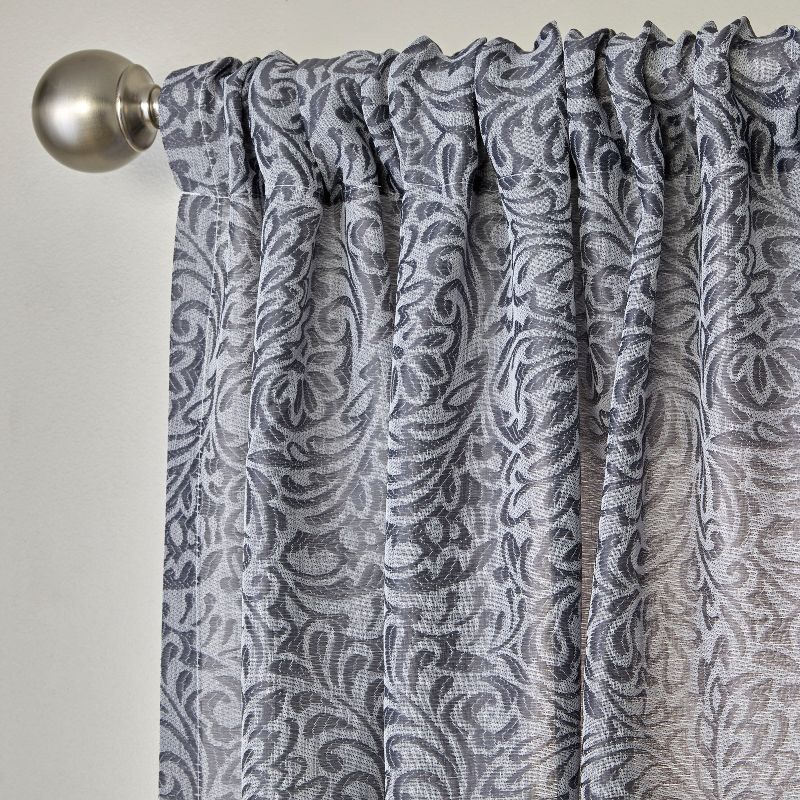 SKL Home Soft Swirl Window Curtains, 4 of 10