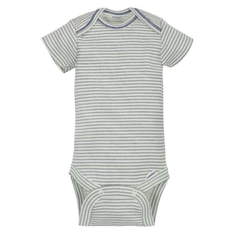 Gerber Baby Boys' 5-Pack Short-Sleeve Bodysuits, 2 of 8