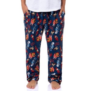 The Year Without a Santa Claus Men's Snow Heat Miser Tossed Print Pajama Pants - 1 of 4