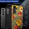 BONGEEK Case Compatible with Samsung Galaxy S24,Scratch Resistant Hybrid 2-Layer Hard Shell Bright Phone Case,Stained Glass Summer Boho Flower - 4 of 4