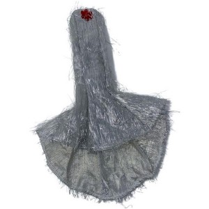 Doll Clothes Superstore Metallic Silver Gown With Long Train Fits 11 1/2 Fashion Inch Dolls - 1 of 4