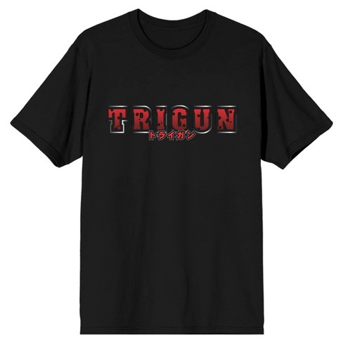 Trigun Logo Crew Neck Short Sleeve Men's Black T-shirt : Target