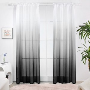 Deconovo Ombre Sheer Curtain Panel Pair(2 Panel) - 1 of 4