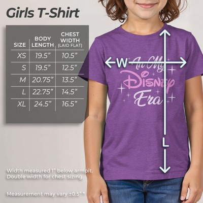 Disney Girl's Disney In My Disney Era T-Shirt - Purple Berry - Large — фото 5