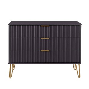 Manhattan Comfort Dumbo 3 Drawer Dresser - 1 of 4