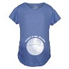 Maternity Thats No Moon Cute T Shirt Funny Pregnancy Announcement Baby Bump Tee - Crazy Dog Maternity T Shirt - 3 of 4