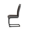 CAVINAS Modern Dining Chairs, Faux Leather High Back Upholstered Side Chair with C-shaped Tube Metal Legs, Guest Office Chair - 2 of 4