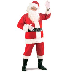 Rubies Promotional Men's Flannel Santa Suit - 1 of 4
