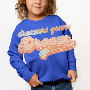 The Juniper Shop Retro Dreamers Gonna Dream Toddler Sweatshirt - 1 of 4