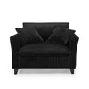 TiramisuBest Pink Single-Person Lazy Sofa Chair, Comfortable Armrest Lounge Chair with Backrest and Soft Cushion for Living & Bedroom - 4 of 4