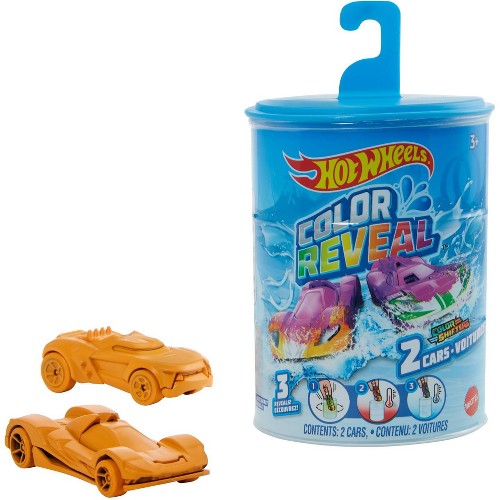 2 pack of hot wheels color reveal cars