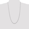 Black Bow Jewelry 1.75mm Sterling Silver, Diamond Cut Solid Rope Chain Necklace - 2 of 4