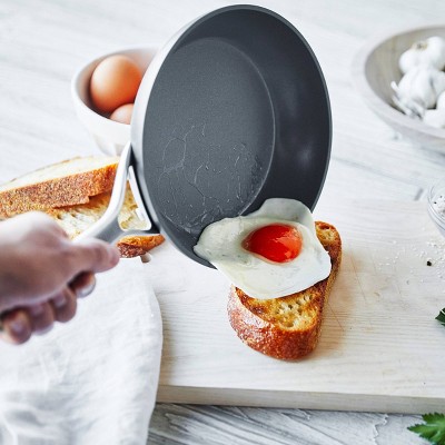 Gray Aluminum Ceramic Nonstick 8" and 10" Frying Pan Set