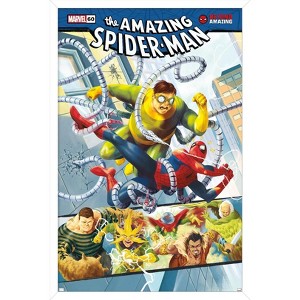 Trends International Marvel Comics - Spider-Man: Beyond Amazing - Sinister Six Cover Framed Wall Poster Prints - 1 of 4