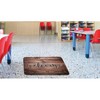 Ashley Productions® The Original Fun Mat™, Welcome Mat, 15.5" x 23.5", Rustic Wood Welcome - 3 of 4