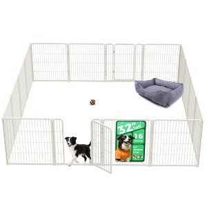 FXW Homeplus Indoor Dog Playpen - Stress-Free and Safe Play,Panels for Puppy and Small Dogs, Black│Patented - 1 of 4