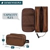 PAVILIA Toiletry Bag for Men, Travel Pouch Essentials Shaving Dopp Kit, Water Resistant Organizer Case Accessories - 2 of 4