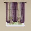 GoodGram Royal Ombre Crushed Semi Sheer Complete 6 Pc. Window Curtain & Valance Set - 2 of 4