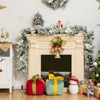 SEVOBAL Wreaths 9ft Christmas Wreath Outdoor Christmas Wreath Decoration Holiday Decor for Home Christmas Outdoor Decorations, Green, 108"*15"*15" - 2 of 4