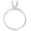 Pompeii3 Engagement Ring Setting Four Prong Solitaire14K White Gold - 2 of 4