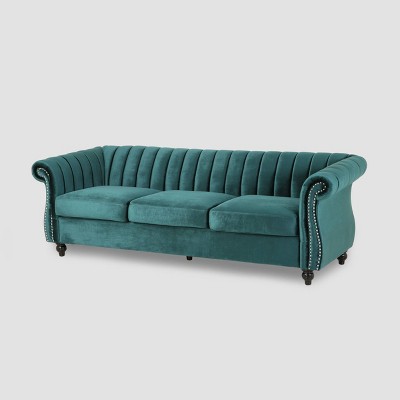 Target deals green sofa