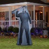 Gemmy Photorealistic Airblown Inflatable Michael Myers S LG Universal, 6 ft Tall, Black - 2 of 2