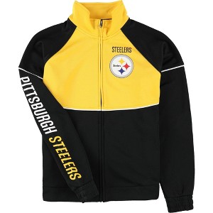 G-III Sports Womens Pittsburgh Steelers Track Jacket Sweatshirt - 1 of 3