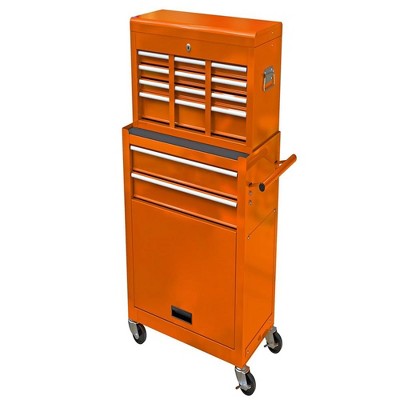 8 Drawer Rolling Tool Chest, Tool Box with Wheels, Removable Tool Box on Wheels, Tool Storage Cabinet with Locking System, Tool Cart Garage Factory