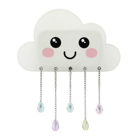 Bioworld Cute Cloud with Jewel Charms Clear Mini Backpack