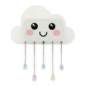 Bioworld Cute Cloud with Jewel Charms Clear Mini Backpack - 1 of 4